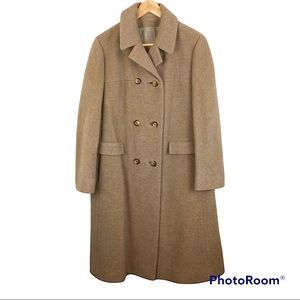 Vintage Cashmere Women’s Camel Coat Long Length